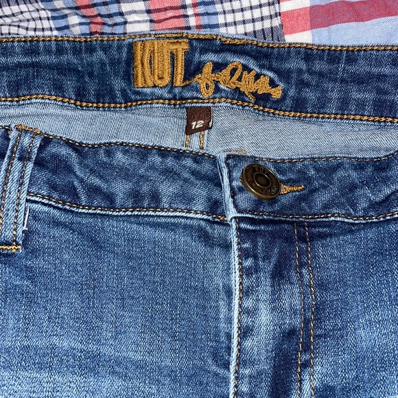 Kut from the Kloth Women's Jeans 12 Straight Leg Med Wash - Picture 6 of 16